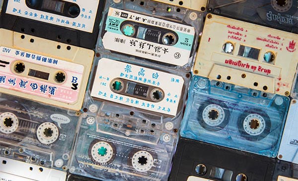 old japanese cassette tapes