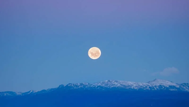 Dreaming of the Blue Moon as a powerful message for the color blue symbolism