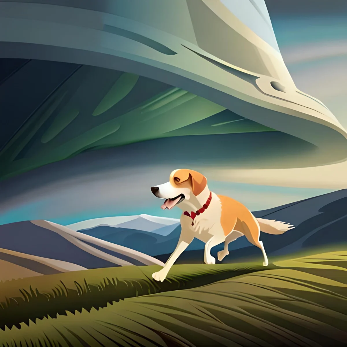 dog chasing in dream